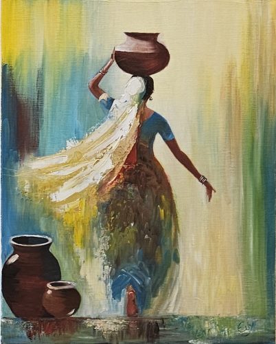 la porteuse d'eau – Evelyne